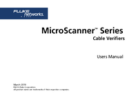 Thumbnail of document Manual - MicroScanner Cable Verifier Series